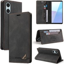 Bdt Shop Sony Xperia 10 Vı Premium Deri Premium Deri Iki Için Flip Case (Yurt Dışından)