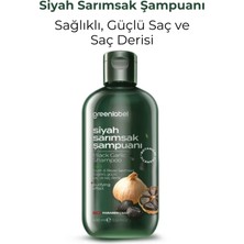 Green Label Siyah Sarımsak Özlü Parabensiz Tuzsuz Dökülme Ve Kepek Karşıtı Şampuan 400ml