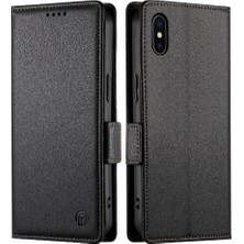 Bdt Shop IPhone x Için Flip Case/xs Cüzdan Flip Kart Yuvaları Iş Günlük Kullanım (Yurt Dışından)