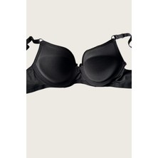 Teknoox Beyaz-Ten 2'li Mikro Kumaş Push Up Dolgulu Balenli Günlük Destekli Sütyen