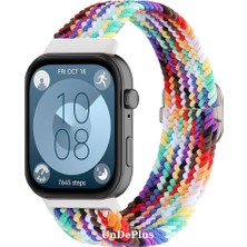 MobaxAksesuar Huawei Watch Fit 4/Fit 4 Pro/Fit 3 Kordon Örgü Tokalı Kordon (Fit/Fit2 Uyumlu Değildir)