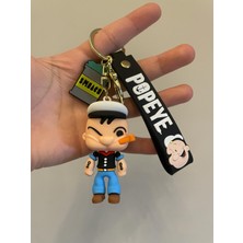 Unique Touch Popeye Anahtarlık Karikatür -  Çanta Araba Anahtarlığı / Popeye Keychain