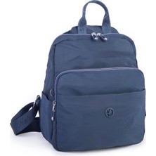 Nas Bag Kadın Çok Gözlü Su Geçirmez (Water Proof ) Ultra Hafif Sırt Çantası Lacivert