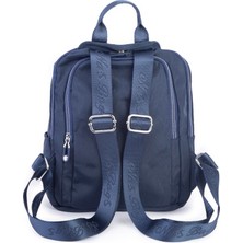 Nas Bag Kadın Çok Gözlü Su Geçirmez (Water Proof ) Ultra Hafif Sırt Çantası Lacivert