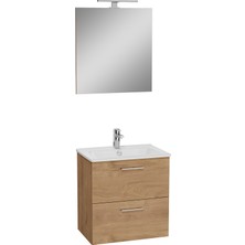 Vitra Mia Banyo Dolabı Seti Çekmeceli 60 cm Altın Meşe 67092