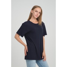Alexander Gardi Bisiklet Yaka Fitilli Comfort Fit T-Shirt (E24-08301)