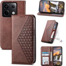 BDT Boutique Xiaomi Redmi Not Için Flip Case 13 Pro 5g El Kayışı Cüzdan Standı Eşkenar Dörtgen (Yurt Dışından)