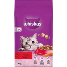 WHISKAS 1,4KG ETLI KEDI MAMASI