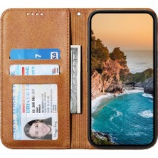 BDT Boutique Xiaomi 14 Günlük Kullanım Için Flip Case Eşkenar Dörtgen Şekli El Kayışı Standı Cüzdan (Yurt Dışından)