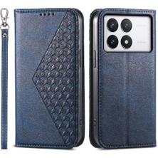 BDT Boutique Xiaomi Poco X6 Pro 5g Eşkenar Dörtgen Şekli Cüzdan Standı Günlük Kullanım Için Flip Case (Yurt Dışından)