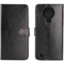 BDT Boutique Nokia 1.4 Kickstand Manyetik Kapatma Pu Deri Kart Tutucu Için Flip Case (Yurt Dışından)