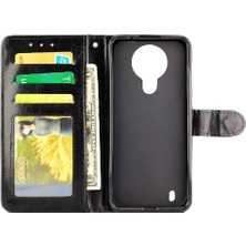 BDT Boutique Nokia 1.4 Kickstand Manyetik Kapatma Pu Deri Kart Tutucu Için Flip Case (Yurt Dışından)