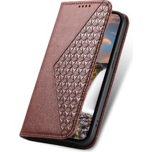 BDT Boutique Xiaomi Poco X6 Pro 5g Eşkenar Dörtgen Şekli Cüzdan Standı Günlük Kullanım Için Flip Case (Yurt Dışından)