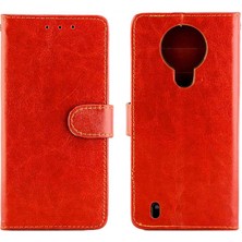 BDT Boutique Nokia 1.4 Kickstand Manyetik Kapatma Pu Deri Kart Tutucu Için Flip Case (Yurt Dışından)