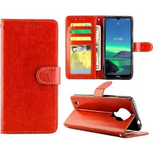 BDT Boutique Nokia 1.4 Kickstand Manyetik Kapatma Pu Deri Kart Tutucu Için Flip Case (Yurt Dışından)