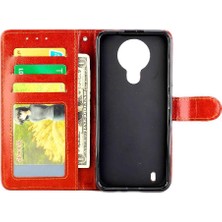 BDT Boutique Nokia 1.4 Kickstand Manyetik Kapatma Pu Deri Kart Tutucu Için Flip Case (Yurt Dışından)