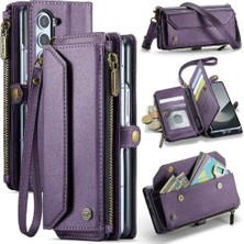 BDT Boutique Samsung Galaxy Z Için Crossbody Durumda Kat 6 5g Kılıf Cüzdan Rfıd Engelleme (Yurt Dışından)