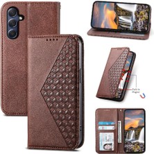 BDT Boutique Samsung Galaxy M54 Cüzdan Için Flip Case El Kayışı Standı Günlük Kullanım Eşkenar Dörtgen (Yurt Dışından)