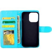 BDT Boutique IPhone 13 Için Flip Case Pu Deri Manyetik Kapatma Darbeye Kart Tutucu (Yurt Dışından)