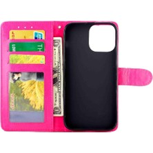 BDT Boutique IPhone 15 Için Flip Case Pro Max Kart Tutucu Manyetik Kapatma Darbeye Pu (Yurt Dışından)