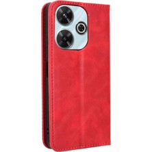 BDT Boutique Xiaomi Poco M6 4g Pu Deri Manyetik Kapatma Cüzdan (Yurt Dışından)