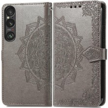 BDT Boutique Sony Xperia 1 Vı Flip Kapak Için Flip Case Basit Iş Deri Kılıf (Yurt Dışından)