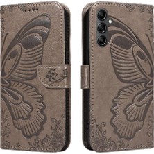 BDT Boutique Samsung Galaxy A35 5g Için Flip Case Kredi Kartı Yuvası ile Kabartmalı Yüksek (Yurt Dışından)