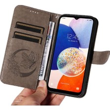 BDT Boutique Samsung Galaxy A35 5g Için Flip Case Kredi Kartı Yuvası ile Kabartmalı Yüksek (Yurt Dışından)