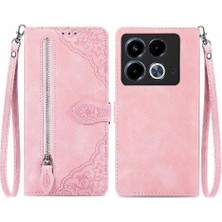 BDT Boutique Infinix Not 40 Çok Renkli Çoklu Kart Yuvası Flip Fermuar Için Flip Case (Yurt Dışından)