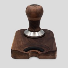 Craftwork Craftworkce Ahşap Espresso Tamping Matı, Ceviz ve Gürgen