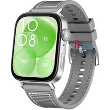 Redmud Teknoloji  Huawei Watch Fit 3 / Fit 4 /Fit 4/ Fit5 / Fit 5 Pro ile  Uyumlu Dikiş Desenli Jazzy Spor Kordon