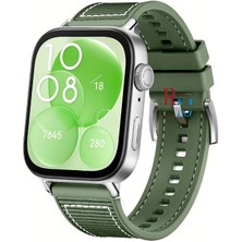 Redmud Teknoloji  Huawei Watch Fit 3 / Fit 4 /Fit 4/ Fit5 / Fit 5 Pro  ile  Uyumlu Dikiş Desenli Jazzy Spor Kordon