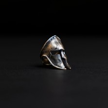 Emren Jewelry 925 Ayar Gümüş 300 Spartan Kask Erkek Yüzük