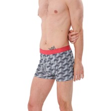 Desenli Erkek Pamuklu Boxer - Puzzle