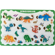 Macco Toys Montessori 4'lü Ahşap Puzzle Seti 38 Parça