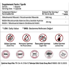 Validus Nikotinamid Ribosid 300 mg + NADH 20 mg 30 Capsules