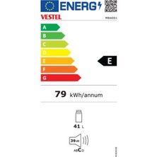 Vestel MB4001 E Enerji Sınıfı 41 Ly Minibar Mini Buzdolabı