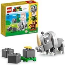 Super Mario Gergedan Rambi Ek Macera Seti 71420 (106 Parça)