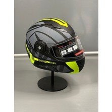 JK20 Scharf Jk 115 Güneş Vizörlü Çene Açılır Kask