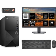 Dell Vostro 3020 Intel Core I5 13400 12GB 256GB SSD RX550/4GB 23.8" Fhd Monitör Fdos N2050VDT3020MTU Masaüstü Bilgisayar & Per4 USB Bellek N2050VDT3020MTUMNT1306