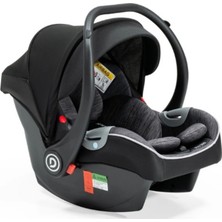 Duux Pro 360 Derece Dönebilen Çift Yönlü Travel Sistem Bebek Arabası Black Grey