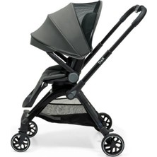 Duux Pro 360 Derece Dönebilen Çift Yönlü Travel Sistem Bebek Arabası Black Grey