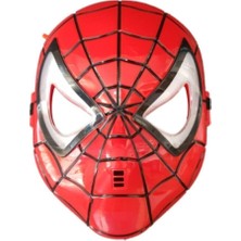 Parti Dolabı Örümcek Adam Işıklı Maske Spiderman Maske