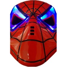 Parti Dolabı Örümcek Adam Işıklı Maske Spiderman Maske