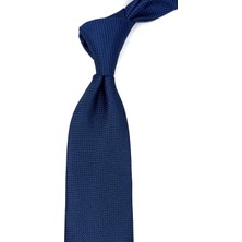 Kravatkolik Lacivert Nokta Desen Mendilli Klasik Kravat KK12536