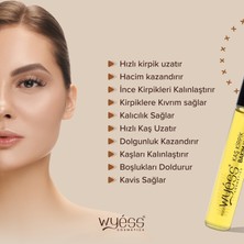 Wyess Organik Kaş Kirpik Bakım Yağı-Serumu Lavanta Yağı, Biberiye Yağı, E /a Vitaminli + 35 Yağ 14 ml