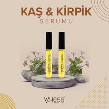 Wyess Organik Kaş Kirpik Bakım Yağı-Serumu, Lavanta Yağı, Biberiye Yağı ve E Vitaminli 30 Yağ 14 ml