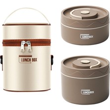 Lunch Box Kamp Çalışması Için 2 Yalıı Öğle Ği Kapları (Yurt Dışından)
