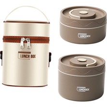 Lunch Box Kamp Çalışması Için 2 Yalıı Öğle Ği Kapları (Yurt Dışından)
