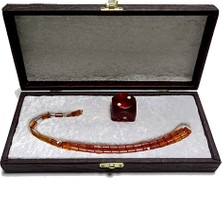 Tesbih Rüyası Zar Ateş Kehribar Tesbih Muhteşem Özel Kutulu Set